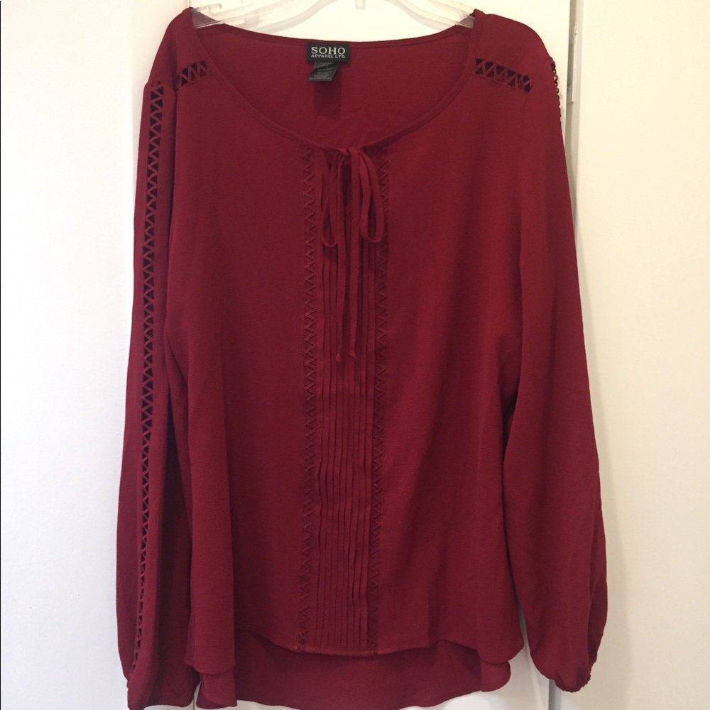 Long sleeve blouse